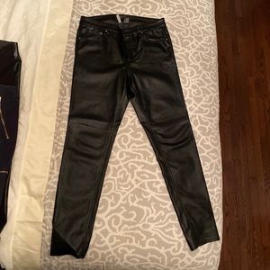 Black Pleather Pants